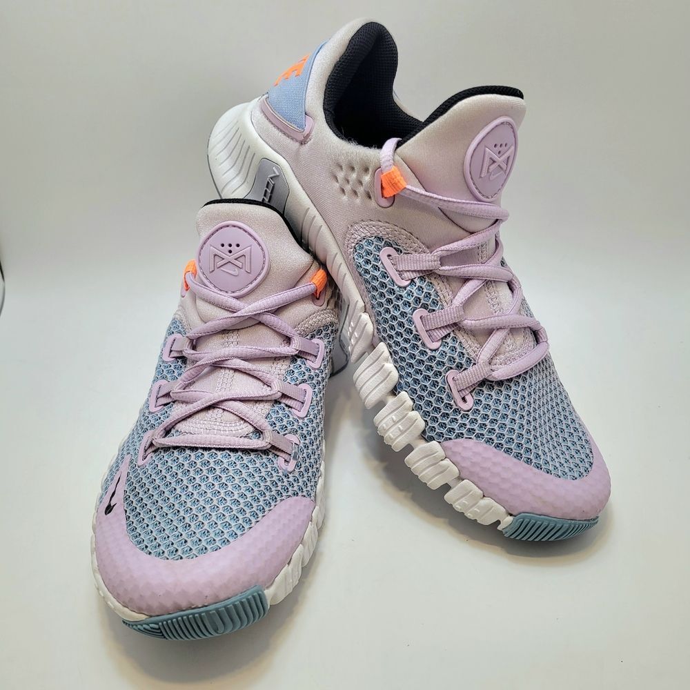 Nike Women’s Athletic Shoes in Lavender, Light Blue & Orange Accent